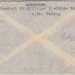 Niederl. Indien - 15+30 C. Wilhelmine Luftpostbrief Padang - Magdeburg 1935