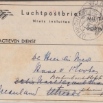 Niederl. Indien - Luftfeldpostbrief 1948 n. Utrecht, Weiterleitung Scheveningen