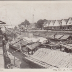 Niederl. Indien - 5 C. Ziffer Ansichtskarte Werbestempel Soerabaja - Lyon 1923
