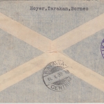 Niederl. Indien - Erstflug Tarakan Soerabaja Luftpostbrief n. Bussum 1937