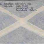 Niederl. Indien - 12 1/2 C. Wohlfahrt ua. Luftpostbrief Soerabaja Stuttgart 1935