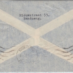 Niederl. Indien - 20+25 C. Wilhelmine Luftpostbrief n. ÖSTERREICH Bandoeng 1936