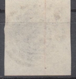 Bayern - 6 Kr. Wappen/geschn. blau breitrd. Prachtstück oMR 648 Bernau