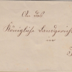 Bayern - gMR 40 HKS Benediktbeuern 24/12 3 Kr. Wappen/geschn. Brief n. Tölz