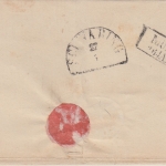 Bayern - 7 Kr Wappen/geschn. oMR 227 Zier-K1 Ingolstadt "Wendebrief" 1869