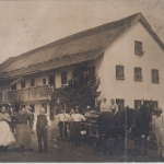 Bayern - Kronwinkl Bauernhaus priv. Fotokarte gelaufen 1912