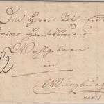 Bayern - Eggenfelden L1 12 Kr. Portobrief n. Würzburg 1836
