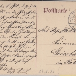 Bayern - 30 Pfg. Ludwig Fernkarte Triftern - Griesbach 27.5.20 - Übergangszeit !