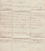 Bayern - Neustadt a/S 1/1 (1871) 3 Kr. Wappen "Neujahrsbrief" v. Eichenhausen