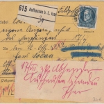 Bayern - 20 Pfg. Ludwig Soldaten-Paketkarte/Sondertarif Aufhausen b. Landau 1916
