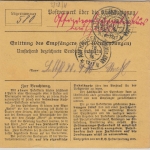 Bayern - 20 Pfg. Ludwig Soldaten-Paketkarte/Sondertarif Aufhausen b. Landau 1916