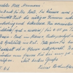 BRD - (13b) Kreuzstraßl ü. Zwiesel Landpost-Ra2 Ganzsache n. Merkstein 1961