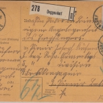 Bayern - 25+10 Pfg. Ludwig Soldaten-Paketkarte Deggendorf - I.bayer. Res.AK 1916