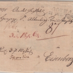Thurn&Taxis/Sachsen - Gotha 31. JUL 1839 L2 Auslagenbrief n. Eisenberg