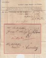 Thurn&Taxis/Sachsen - Gotha 31. JUL 1839 L2 Auslagenbrief n. Eisenberg