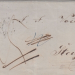 Thurn&Taxis/Österreich - Sonneberg 28/4 Portobrief n. Steyr 1854