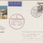 CSSR - LH-Erstflug FFM Stuttgart LH940 Zuleitungspost 10.4.83