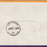 Schweden - LH-Erstflug FFM Kuala Lumpur DC10 Zuleitungspost/Schiffspost 1.4.1980