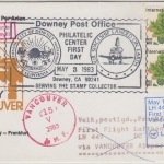 USA - LH-Erstflug Vancouver FFM DC10 Zuleitungspost SST Downey 3.5./15.5.1983