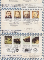 Argentinien - Arktisforschung 3 LH-Sonderflugbriefe 50 J. Südamerikadienst 1984