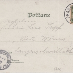 Bayern/Pfalz - Frankenthal Hotel Cafe Restaurant Luitpold sw-Mehrbildlitho 1897