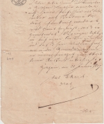 Bayern - Göllheim 1837 7 Kr. Dimensions-Stempel Bescheinigung