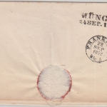 Bayern - Frankenthal 21/9 HKS Dienstbrief ü. Frankfurt n. München 1852