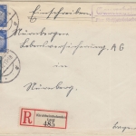 DR - Gauersheim ü. Kirchheimbolanden Landpost-Ra2 Einschreibebrief 1942