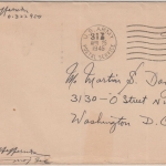 USA - US Army FPO 317 (Frankenthal) Feldpostbrief n. Washington 25. APR 45
