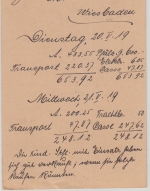 Bayern - 10 Pfg. Germania/Freistaat Pfalzverwendung ! Frankenthal 21. MAI 19