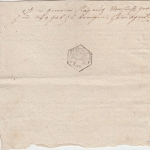 Frankreich - LeimersheimPassierschein d. Zolldirektion Strasbourg 26. JUL 1799