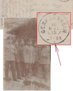 Bayern - Germersheim 30. MAI 15 Reserve-K2 priv. Militär-Fotokarte n. Rosenheim