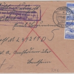 DR - Dudenhofen ü. Speyer 22.11.43 Luftfeldpostbrief an Fp.Nr. L49217D