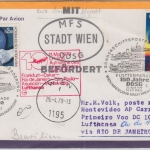 Österreich - LH-Erstflug Rio Montevideo DC10 Zuleitung DDSG 11.5.1979 SST Wien