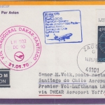 Jugoslawien - LH-Erstflug Dakar Santiago de Chile DC10 Zuleitung 20.5.1978