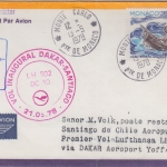 Monaco - LH-Erstflug Dakar Santiago de Chile DC10 Zuleitung 21.5.1978