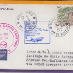 Monaco - LH-Erstflug Dakar Santiago de Chile DC10 Zuleitung 21.5.1978