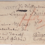 Thurn&Taxis/Bayern - R1 Darmstadt L1 Fahrpostbrief n. Gunzenhausen 1814