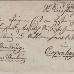 Thurn&Taxis/Dänemark - Meiningen 1.FEB 1838 "Franco Hamburg" Brief n. Copenhagen