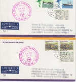 Färöer - LH-Erstflug Dakar Santiago de Chile DC10 Zuleitung 1.5.1978 - 5 Belege