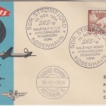 Grönland - SAS Erstflug Kopenhagen Los Angeles Zuleitungspost 15.11.1954