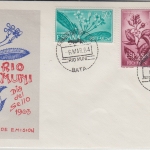 Rio Muni - Tag der Briefmarke 1964 Satz Schmuck-FDC EST Bata 6.3.1964