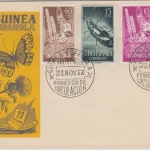 Span. Guinea - Tag d. Briefmarke 1953 Satz Schmuck-FDC EST Santa Isabel 23.11.53