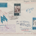 Span. Marokko - Leipziger Frühjahrsmesse Sonderflug Leipzig - Berlin 1956