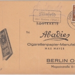 DR - Minfeld ü. Landau landpost-Ra2 illustr. Drucksachenkarte n. Berlin 1936