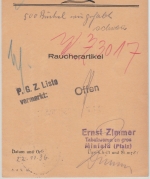 DR - Minfeld ü. Landau landpost-Ra2 illustr. Drucksachenkarte n. Berlin 1936