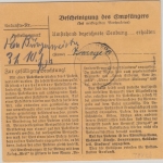 DR - 30+2x10 Pfg. Hkr. Dienstpaketkarte Kelheim - Abensberg 1941