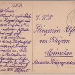 DR-Infla - Ingolstadt Riedenburg Zug 4 gr. Bahnpost-K2 Karte (Absender !!) 1923