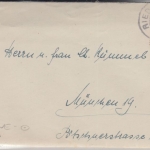 DR - Riedenburg 8. NOV 28 nachv. bayer. Reserve K2 Brief n. München