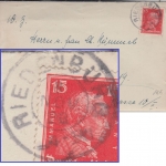 DR - Riedenburg 8. NOV 28 nachv. bayer. Reserve K2 Brief n. München